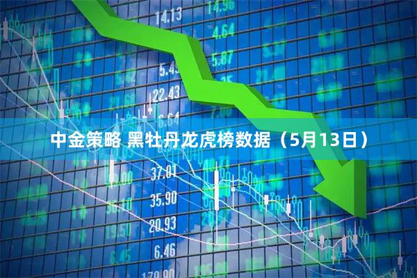中金策略 黑牡丹龙虎榜数据（5月13日）