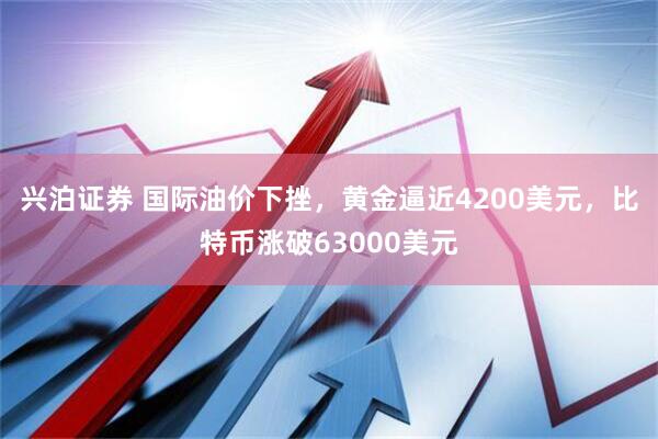 兴泊证券 国际油价下挫，黄金逼近4200美元，比特币涨破63000美元